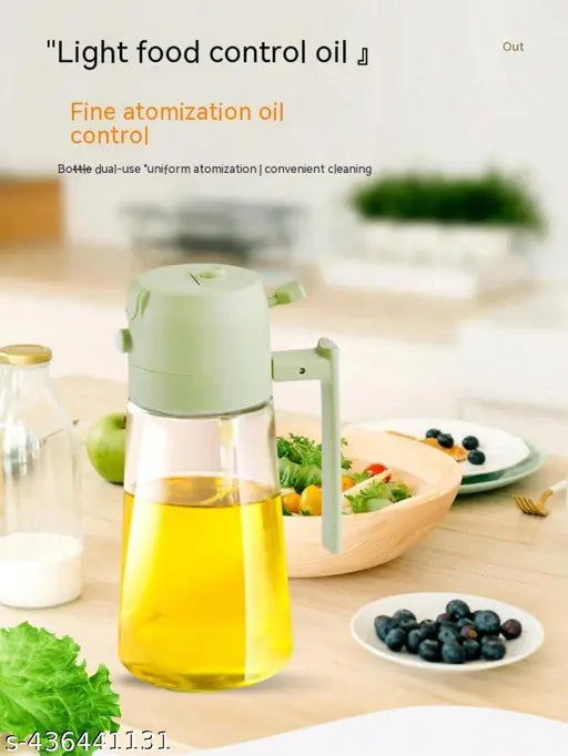 Oil Sprayers, 2 in 1 Olive Oil Dispenser and Oil Sprayer Oil Pots for Kitchen, Oil Sprayer for Air Fryer, Salad,BBQ,Roasting, Oil Vinegar Bottle Dual-use Kitchen Cooking Tool(multi colour)